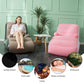 New Design Inflatable Flocking Seat with armrest / Lazy Sofa plus FREE PUMP
