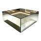 MFURN Minimalist Square Mirrored Block Coffee Table-Various Colour