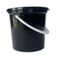 Plastic Ribbed 9L Bucket -Various Colours