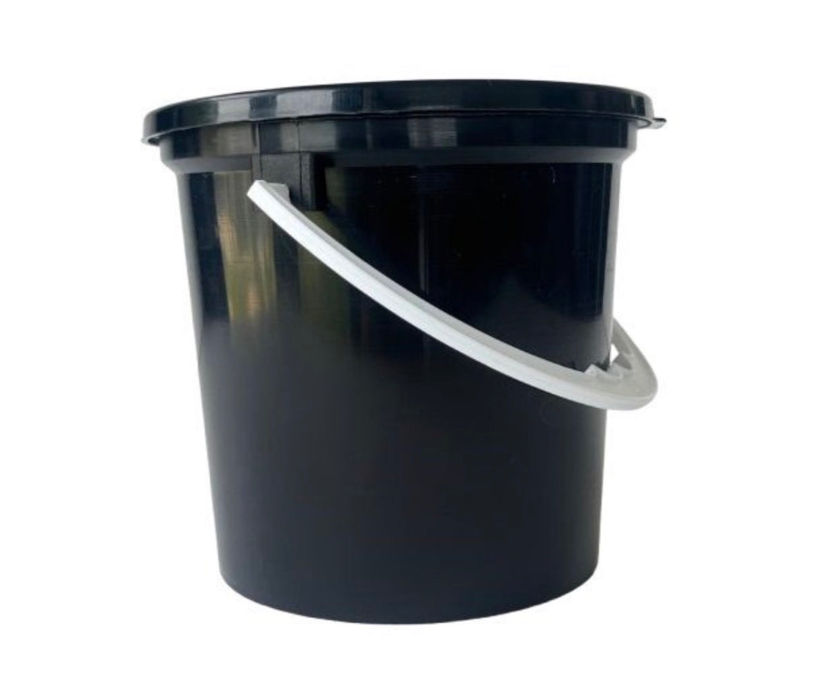 Plastic Ribbed 9L Bucket -Various Colours