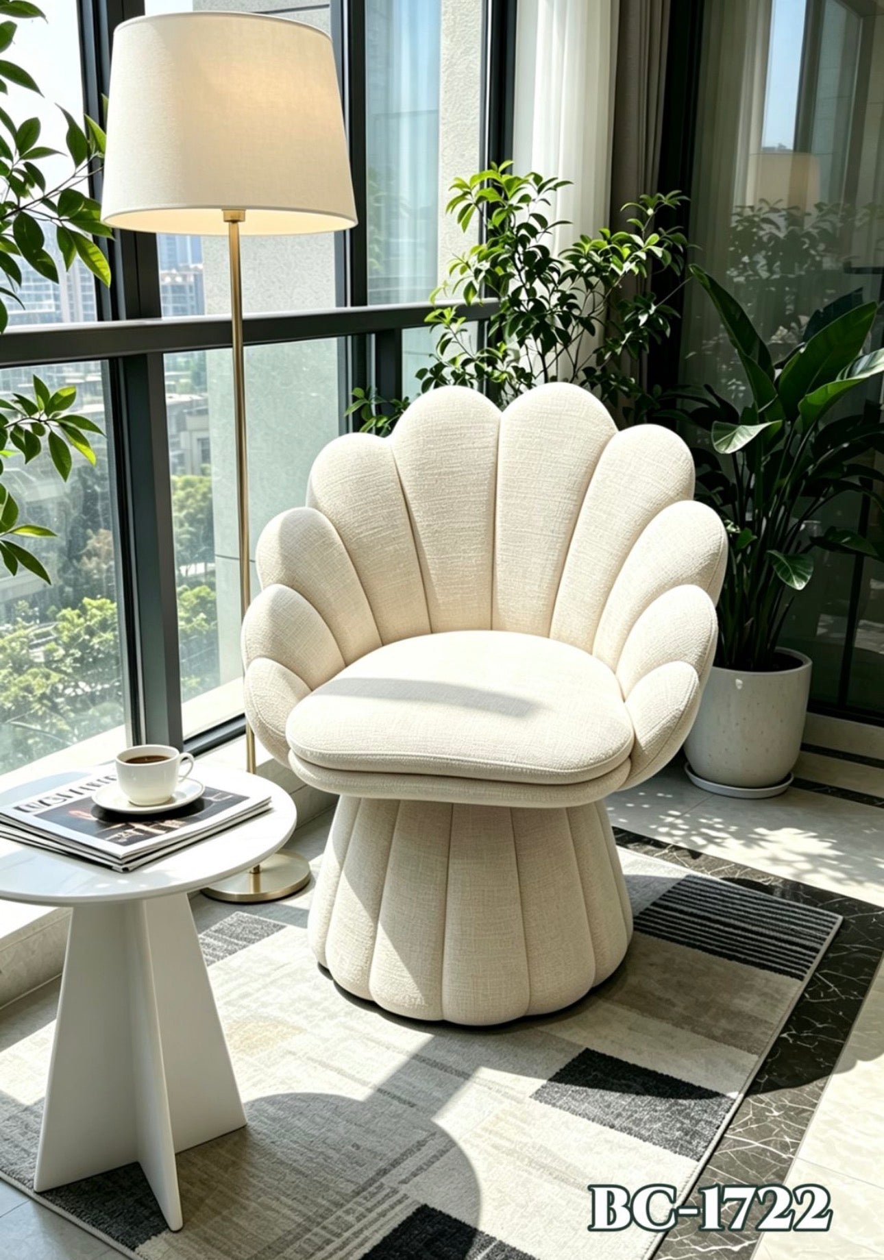 MFURN Blossom Accent Chair-Various Colours