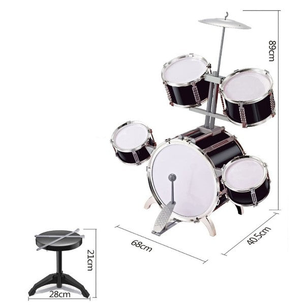 5-Piece Music Stimulation Drum Set for Kids