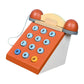 Simulation Telephone WoodenToys Interactive Kindergarten Early Edcuation Toy,Role Play Pretend Phone For Toddlers