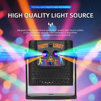 MTech 60Pattern Laser Projector LED Stage Light RGB Disco DJ KTV Show Party Lighting-USB