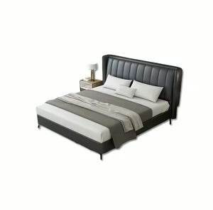 MFURN Luxury King Size Bed & Headboard Set-Various Colours