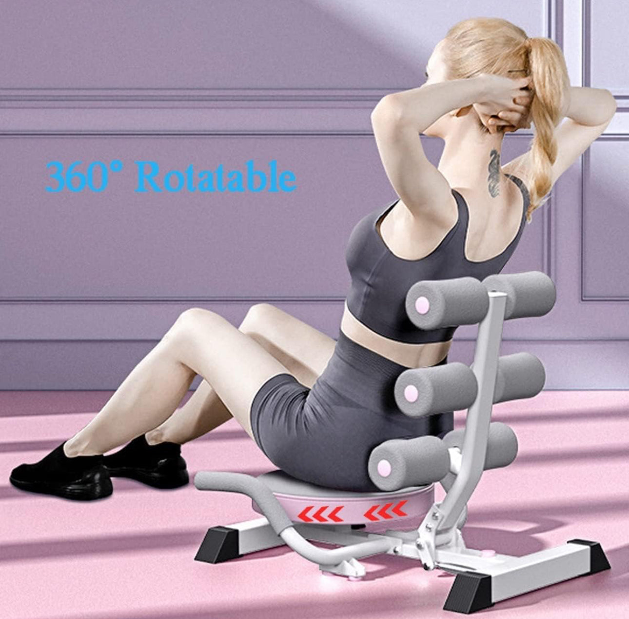 Pro-Sportz 
Sit Up Exercise Equipment, Abdominal Exercise Machine Ab Machine Abs Workout Equipment for Woman Home Gym