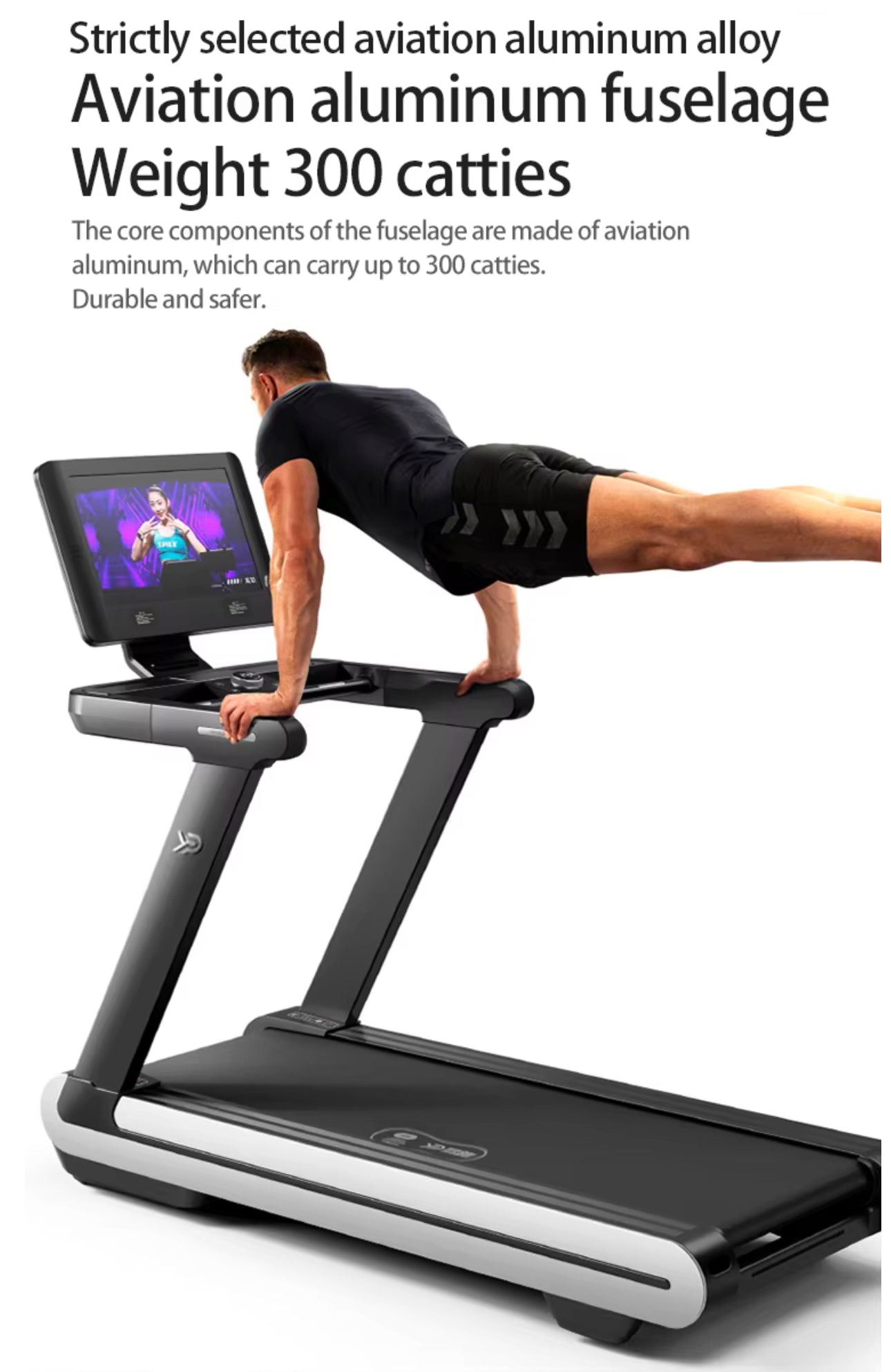 Pro-Sportz MX Commercial Treadmill 21.5” HD Touch Screen, Bluetooth, AC Motor, RF-Pro Suspension & Auto Incline For Premium Fitness