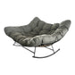 MFurn Roch Inspired Double Egg Rocking Chair With Oversized Padded Cushion