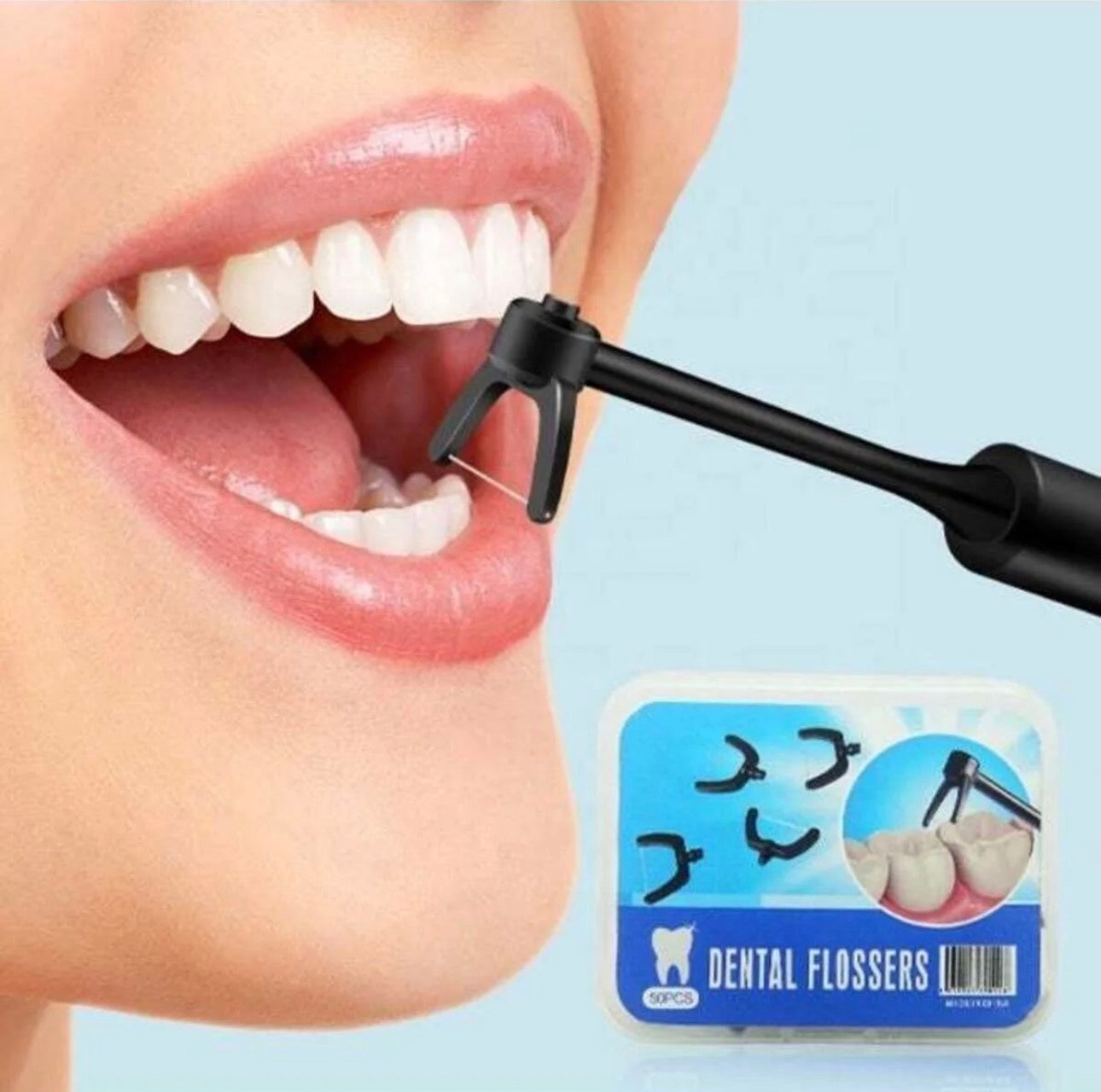 Advanced Electric Dental Floss Tooth Cleaner with Deep Cleaning Technology, Portable Oral Hygiene