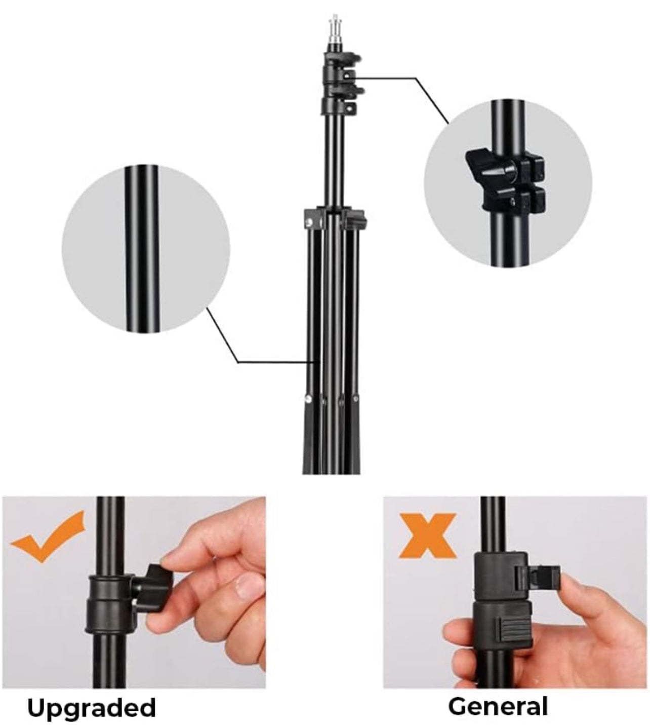 Ring Light Stand 2.1m - Universal Can Be Used For Many Options