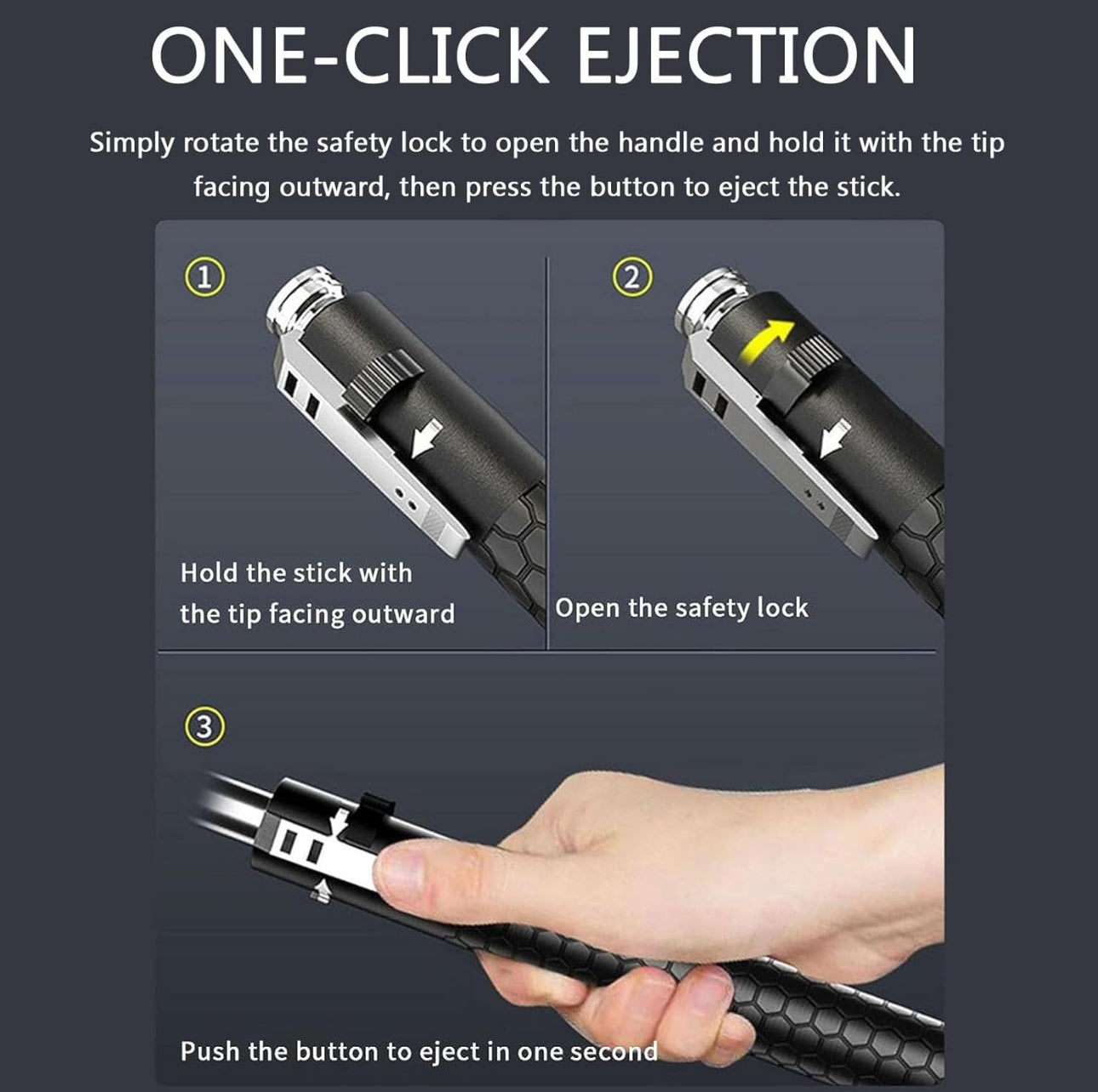 Automatic Retractable Defence Cane