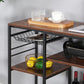MFurn Multipurpose Wooden Vintage Style Storage Rack