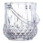 Ice Bucket Glass Wine Champagne Bucket with Handle/Tongs