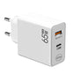 MTech 
65W Fast Charge Wall Charger, 2 Ports – USB QC 3