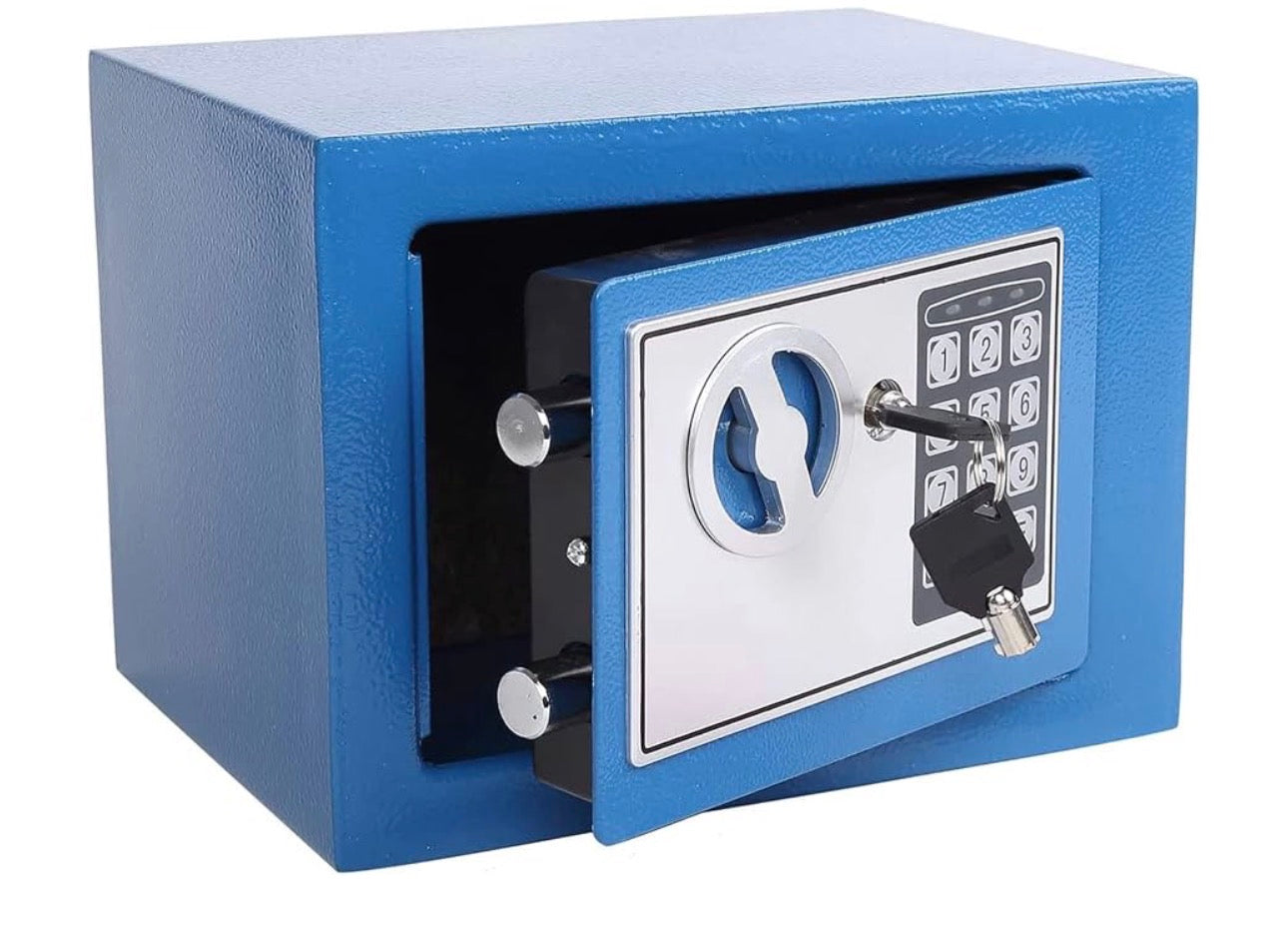 MTech Mini Small Safes,Steel Home Security Safe.