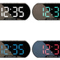 Digital LED Mirror Alarm Clock Bedside Alarm Clock Modern Minimalist Fashion Student Alarm Silent