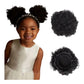 Afro Puff Draw String Ponytail for Kids Short Afro Synthetic Hair -2pc