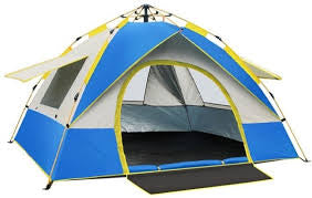 MHome Outdoor Tents, Automatic Pop-up Tents, Thick Rain Tents For 2-3 People, Foldable Outdoor Tents, Single & Double Camping Tents, Portable Family Tents