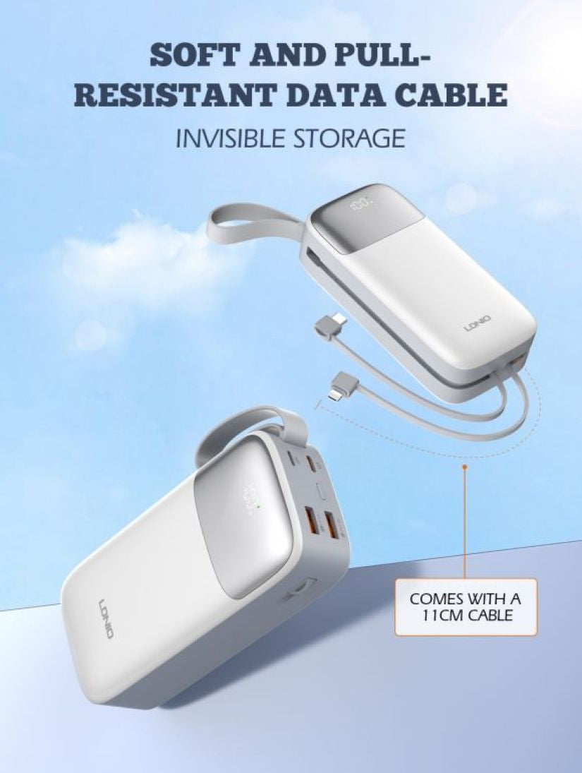 LDNIO PQ30 30000mAh USB-C Fast Charging Power Bank