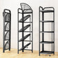 MHome 5-Tier Metal Corner Rack – Foldable Storage for Home & Office