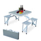 MFurn All-in-One Folding 4-Seater Portable Table