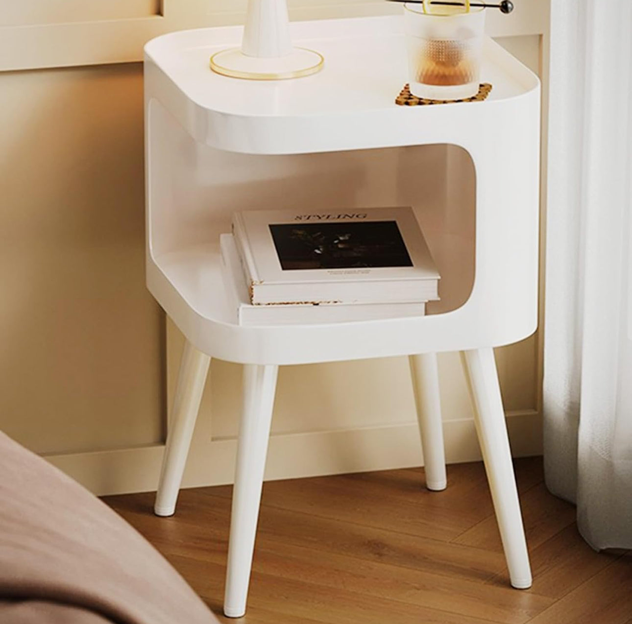 MFurn Modern Bedside Table – Small Coffee Table & Night Stand