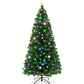 MHome Christmas Tree Pre-Lit Fiber Optic Artificial Pine Christmas Tree,Multicoloured LED Lights & Stand-Various Options