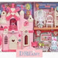 Generic Bunny Big Castle Villa Dessert House Living Room Bedroom Bunk Bed Girls Playing House Children's Toys Doll House for Kids