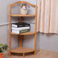 MHome Bamboo Bathroom Stand & Bamboo Wall Shelves