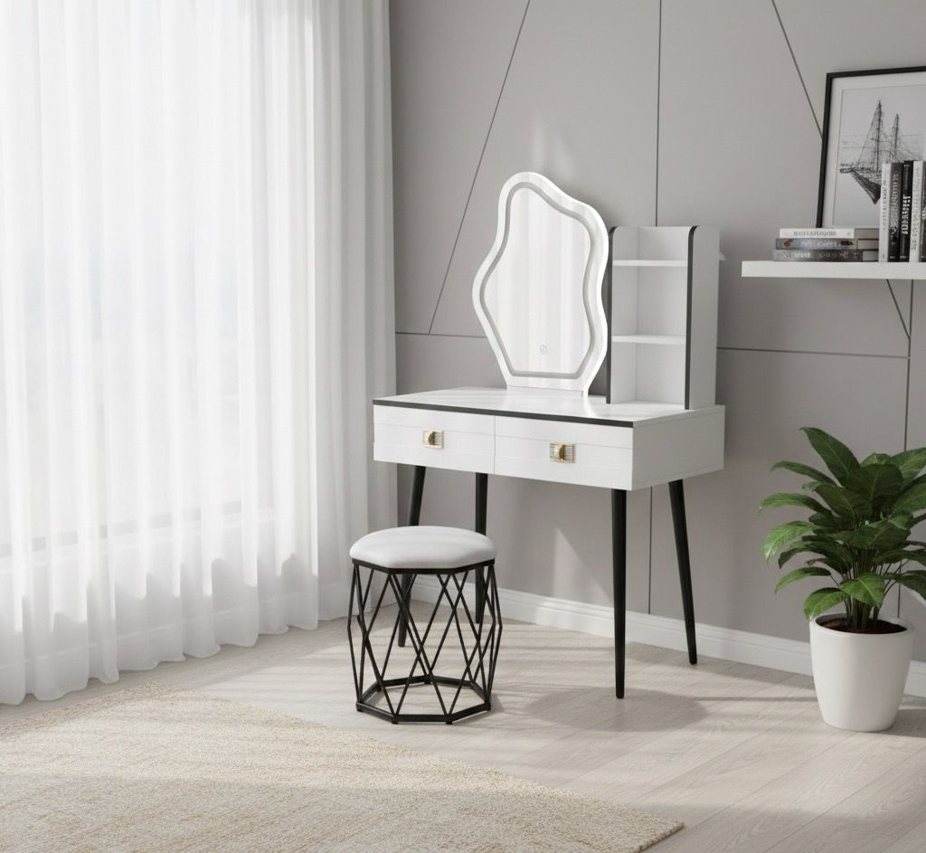 MFurn Modern Vanity With LED Mirror