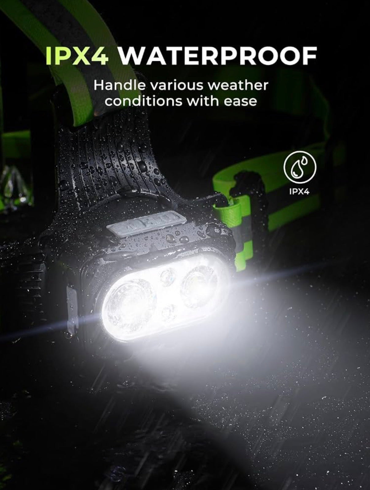 MTech Rechargeable Running Vest Headlamp