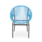 MFurn Dante 3pc Acapulco Patio Bistro Set with Glass Table – Various Colours