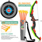 Kids Bow and Arrow Set - LED Light Up Archery Toy Set with 10 Suction Cup Arrows, Target & Quiver, Indoor and Outdoor Toys for Children Boys Girls