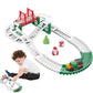 Christmas Train Toy Educational Electric Battery Powered Assembled Christmas Train Train Set Cute Holiday Gift Christmas Toy For Kids
