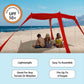 Beach Tent Canopy & Beach Mat-Various Options