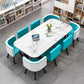 Nordic Style Table Set 8 Chairs + Dining Table , Rectangular Available In Various Colours