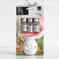 Oil Burner Fragrance Scented Gift Set 10ml White Tea Light Candle Holder Decor