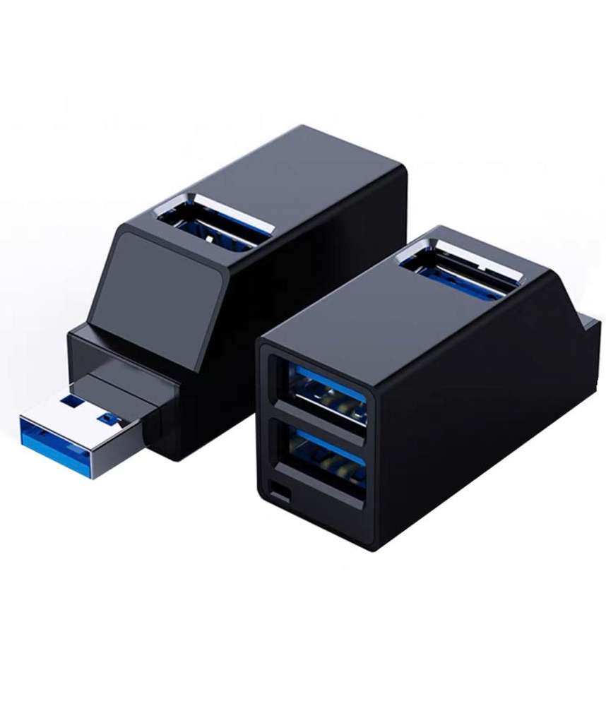 MTech 
2-Port Mini USB 3.0 Hub Adapter, High-Speed Expansion for Laptop, Flash Drives, HDD