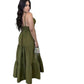 Ladies Summer Sleeveless V-Neck Dress-Various Colours