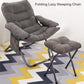 MFurn Recliner Chair With Ottoman Folding Lounge Adjustable Lazy Chair