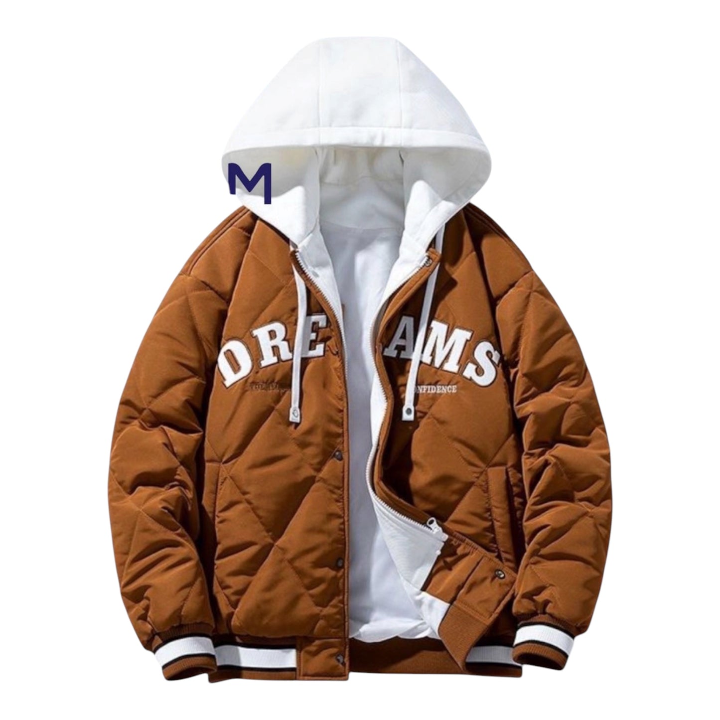 Men's Hooded Jacket College Jacket with Hoodie -Various Colours