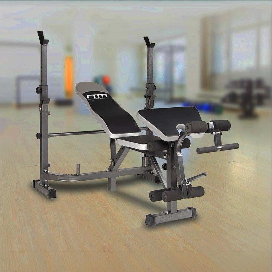 MSPORTZ Multi Station Home Gym Weight Bench Press Leg Equipment Set Fitness Exercise