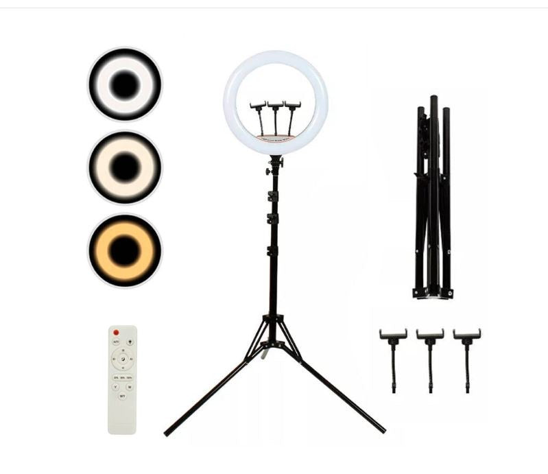 Ring Light for Social Media Videos With Tripod Stand -22inch / 56cm
