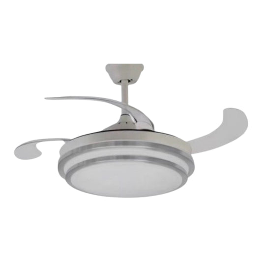 MHome Retractable Ceiling Fan With Dual LED-Remote Control