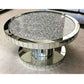 Elegant Diamond Glass Coffee Table Various Options