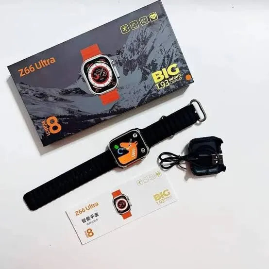 Z66 Ultra Series 8 Smart Watch Ultra Big 1.93 Inch Screen Smartwatch Heart Rate Monitor Ultra Smart Watch