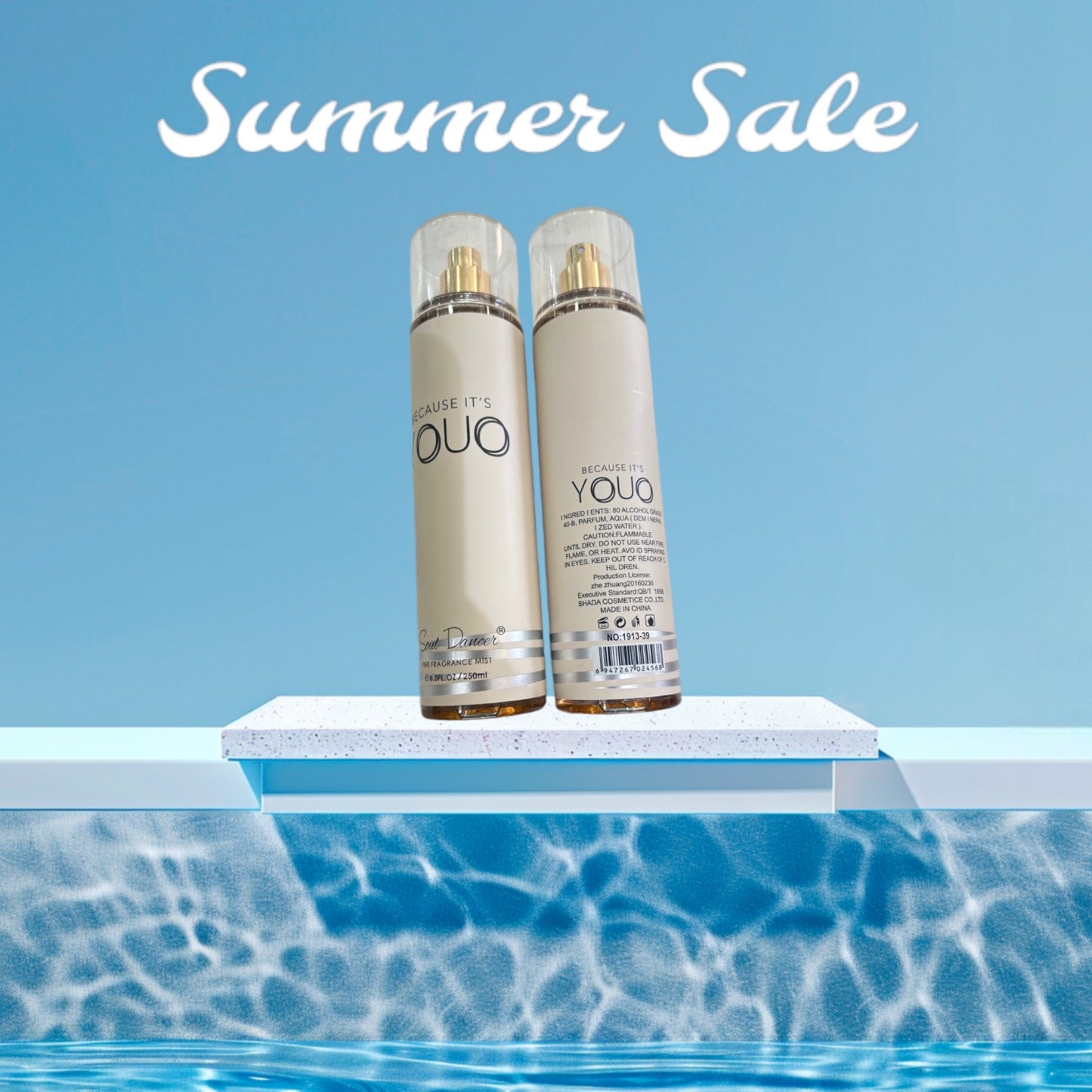 Ladies Fine Fragrance Body Mist Spray - Various Options