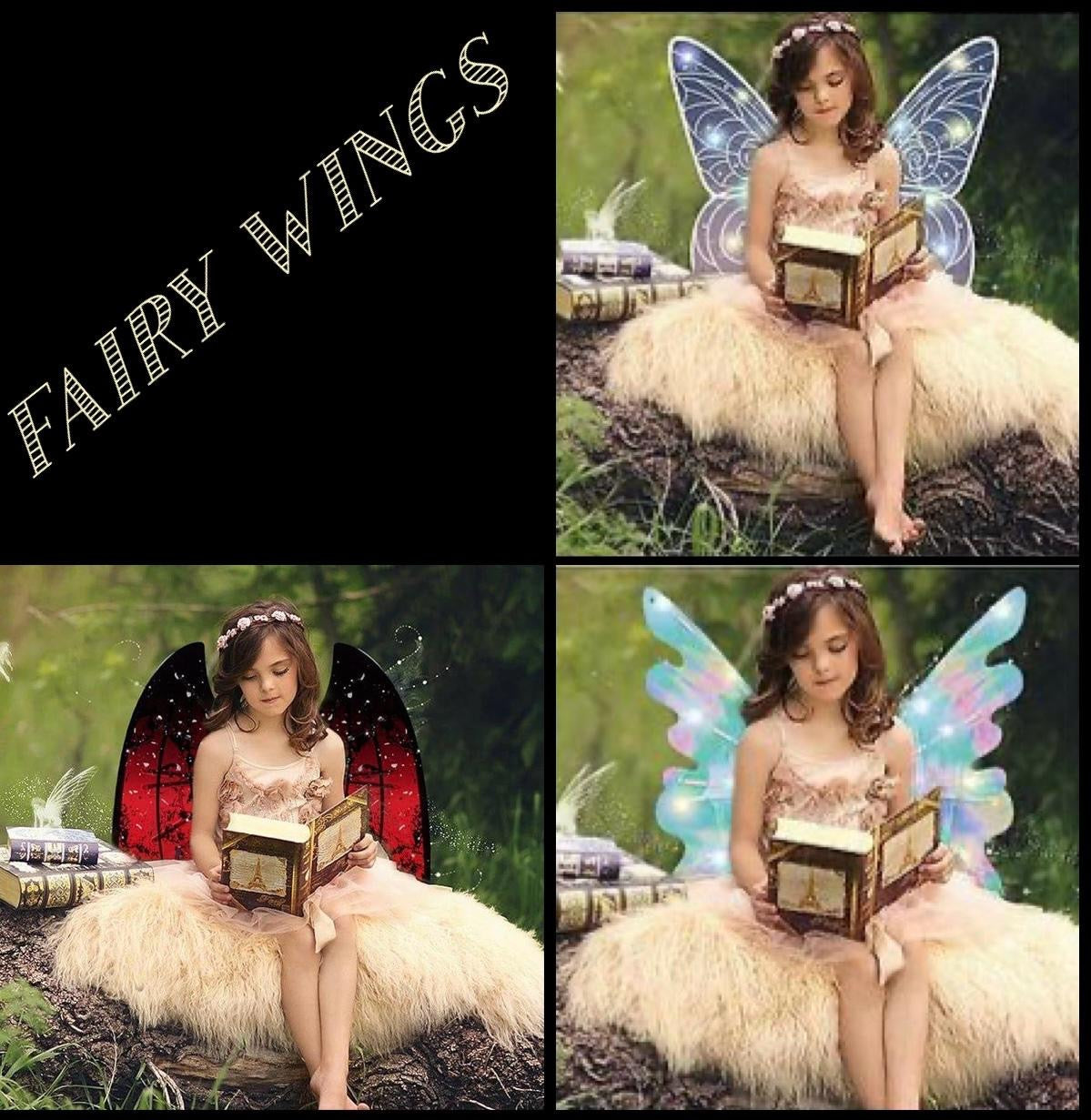 Glowing Elf Electric Butterfly Wings Angel Wings Girl Princess Toy