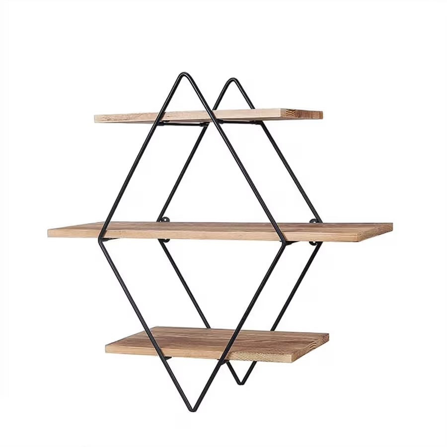 MHome Solid Wood Decorative Floating Rustic Wall Shelves