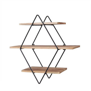 MHome Solid Wood Decorative Floating Rustic Wall Shelves